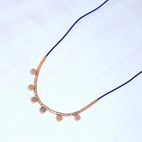 J. Crew Gold Bead Necklace - Picture 7 of 13
